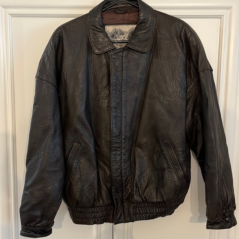 Luis Alvear exclusively leather jacket